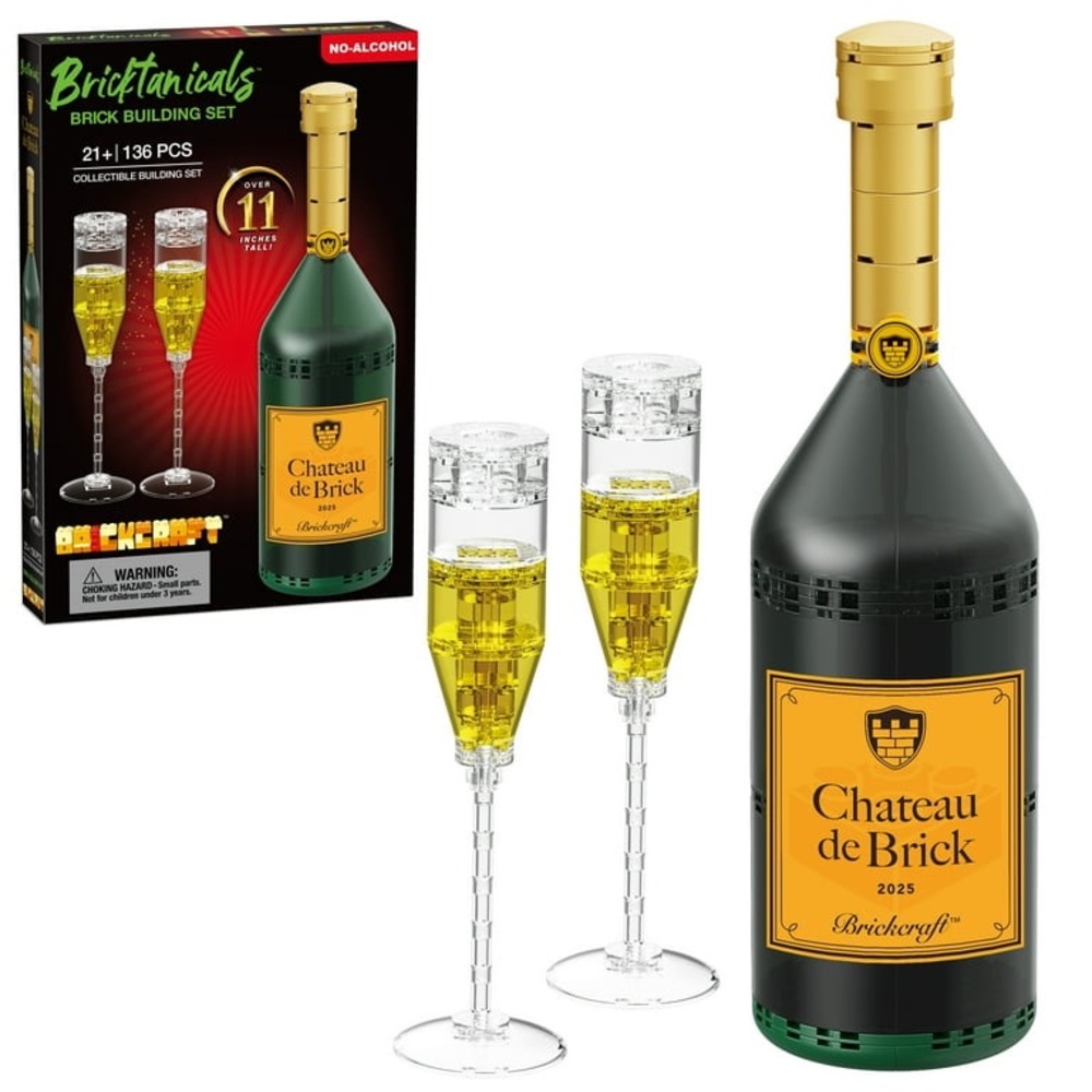Chateau de Brick Building Set with Glasses